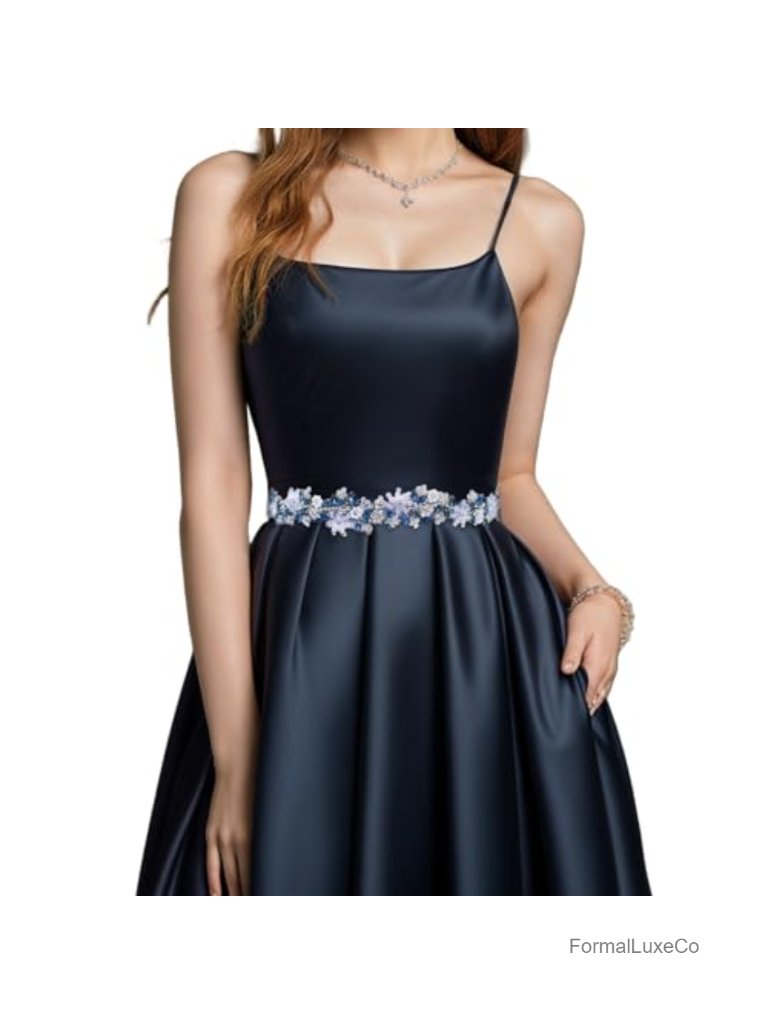 Rhinestone Crystal Beading Wedding Bridal Belt Handmade Sash